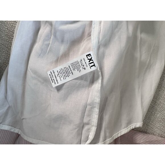 EXIT Smocked Maxi Sundress Women's Strappy Pullover Pink Size S Made in Peru NWT - Picture 7 of 11